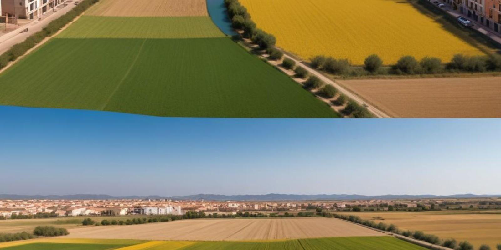 ¿Cuál es la diferencia entre el IBI urbano y rural en Valencia?